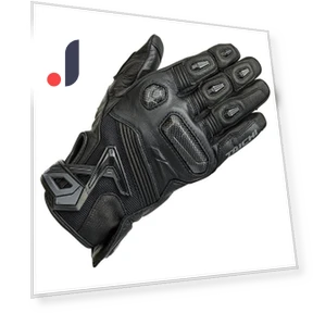 All-Season Motorcycle Leather Gloves with Touch Panel — Gloves, RS TAICHI
