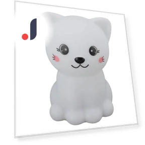 Cute Cartoon Cat Silicone Night Light — Night Lights, Neoglint