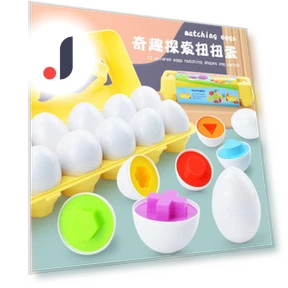 Early Education Pairing Smart Egg — Infant & Early Childhood Playthings, Happy Time For kids