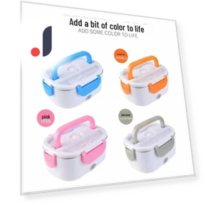 Electric Stainless Steel Bento Box with Smart Heating — Bento Boxes, Global Finds