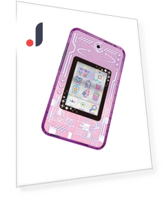 FAVE me Smartphone + Emo Kyun Purple — Handheld Games, SEGA