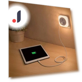 LED Night Light with Dual USB Charging Port — Night Lights, Dream Garage