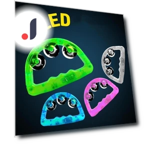 LED Tambourine — Musical Toys, Unfamiliar Gears