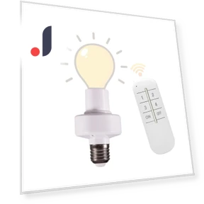 Living Room Remote Controller For LED Bulb Lamp Holder — Smart Home Modules, hongsee