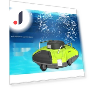 Powerful 360-Degree Pool Cleaning Robot — Automated Pool Maintenance, Thunder And Fire