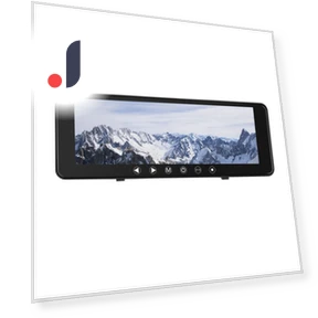 Rear View Mirror Touch Screen Video Monitor — Rearview Safety Systems, Zen-Japan Electronics