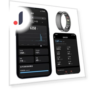 Smart Ring Heart Rate Blood Oxygen Sleep Monitoring Health Monitor — Smart Rings, Good Household Items