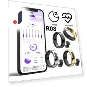 Smart Ring with Charging Case — Wearable Accessories, Good Household Items