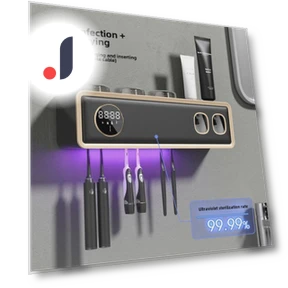 Smart Wall-Mounted Toothbrush Holder — Toothbrush Holders, VantaGoods