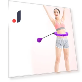 Smart Weighted Fitness Hoop — Kids Fitness, Fishine