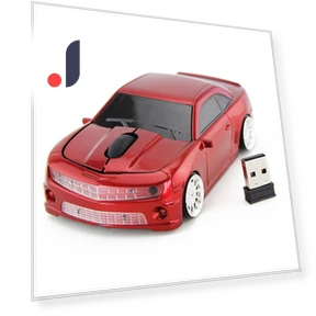 Sport Car Shaped Wireless Computer Mouse — Mouse Pads, DIYelecs