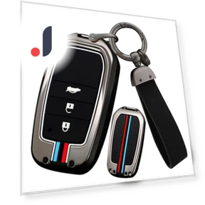 Textured Aluminum Smart Key Cover — Key Holders & Accessories, JAPAN ANIME BRIDGE