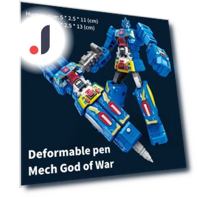 Transformable Robot Pen Toy — Interactive Learning Devices, Write Charms
