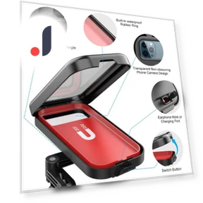 Universal Motorcycle Bike Mobile Phone Holder — Dashboard Installation Kits, AE Selection