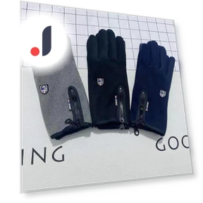 Waterproof Cycling Gloves with Touchscreen and Zipper — Gloves, TopSky