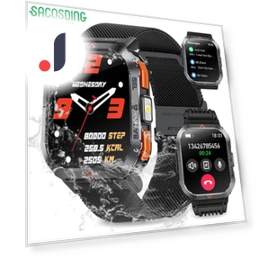 Waterproof Smart Watch with Compass and LED Flashlight — Smartwatches, SACOSDING