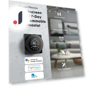 Wi-Fi Smart Thermostat for Electric Heating — Home Climate Control, TOMTOP JMS