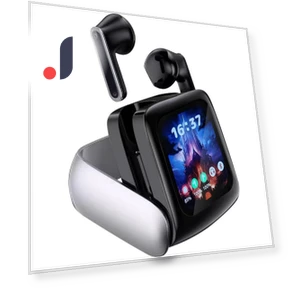 Wireless Earbuds with LCD Display — In-Ear Headphones, Junmaocun