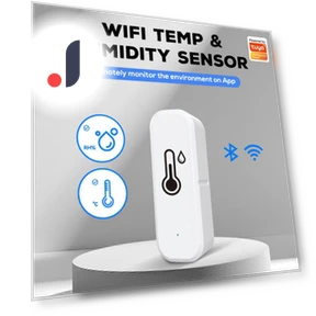Wireless Smart WiFi Temperature and Humidity Sensor — Smart Home Security, OmniShop