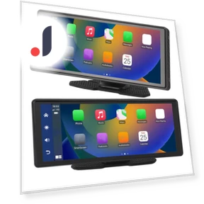 Wireless Touchscreen Carplay with Dashboard Panel — Stereo Receivers, Kayomart