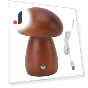 Wooden Mushroom Night Light — Night Lights, CosyHome