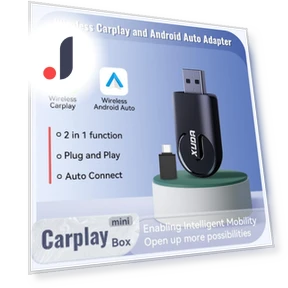 2-in-1 Wireless CarPlay Adapter — Stereo Receivers, Timeless Home