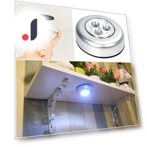 3 LED Battery Powered Touch Lamp — Tap Lights, Li You Top Super--056