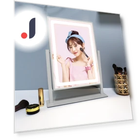 Actress Mirror with LED Hollywood Lighting — Makeup, DOKI DOKI MARKET form NIPPON