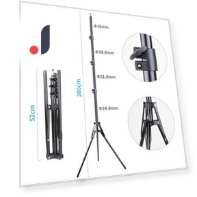 Adjustable Tripod Floor Stand Tablet Holder — Stands, Good Household Items