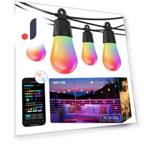 AI Illumination Light — Outdoor Security & Flood Lighting, KAYOMART Electric
