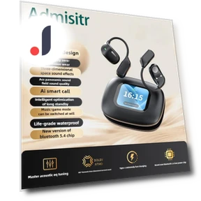 Bluetooth Earbuds with Touch Translation and Screen — Wearable Accessories, Admisitr