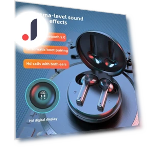 Bluetooth Headset TWS 5.0 — In-Ear Headphones, QUEED