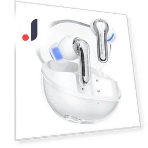 Clear Wireless Bluetooth Earbuds — In-Ear Headphones, KAYOMART Electric