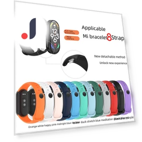 Compatible Strap for Xiaomi Mi Band 9 and 8 NFC Smart Sports Wristband — Fitness Bands, Smarter than future