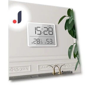 Digital Wall Clock with Temperature Display and Alarm — Clocks, Smarter than future