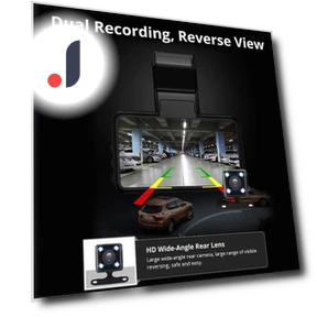 Dual Lens Dash Cam — Dashboard Cameras, Modern Home Furnishing