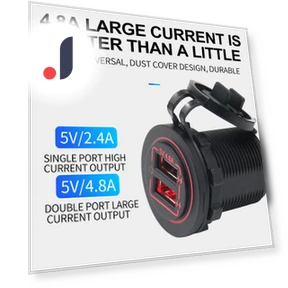 Dual USB Car Charger — Chargers & Cables, Modern Home Furnishing