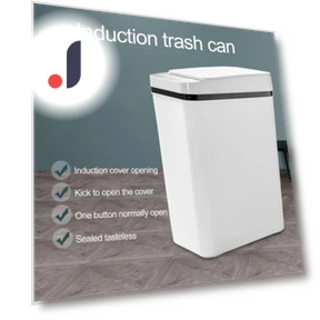Induction Touch Sensor Trash Can — Kitchen Cans, Chic Interiors