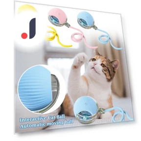 Interactive Rolling Ball Toy for Cats and Dogs — Cat Playthings, Ren Peishi