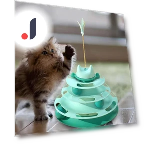 Interactive Tower Cat Toy — Cat Playthings, Smart Pet Supplies