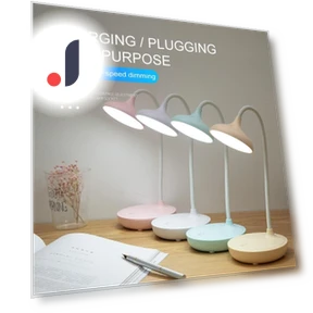 LED Foldable Desk Lamp with Touch Control — Study & Desk Lighting, Tuscan Sun