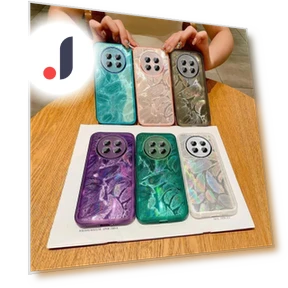 Luxury Feather Glossy Soft Silicone Case — Basic Cases, JOCAJE
