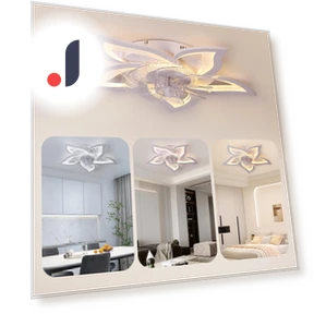 Modern Ceiling Fan with LED Lighting — Ceiling Fans, Seahorse Home