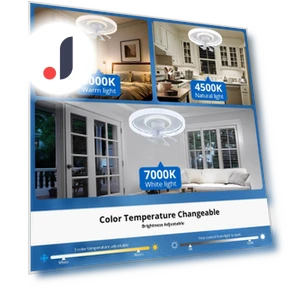 Modern ceiling fan with light — Ceiling Fan Lighting Solutions, Luminaire Lighting Mall