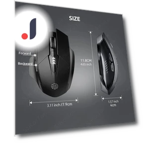 Rechargeable 2.4G Wireless Mouse — Computer Mice, Good Household Items