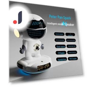 Smart Bluetooth Speaker with AI — Portable Audio, ElectroCN