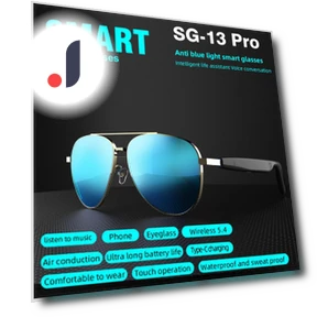 Smart Bluetooth Stereo Headset Glasses — Smart Glasses, Meiteai-Electronics