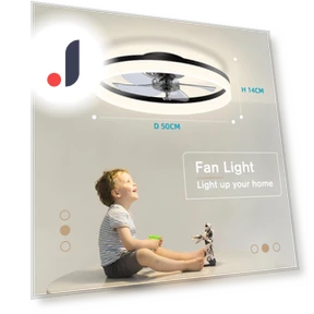 Smart Ceiling Fan with Lamp — Ceiling Fans & Accessories, Seahorse Home
