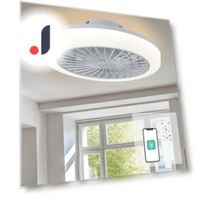 Smart Ceiling Fan with Light — Ceiling Fans, Luminaire Lighting Mall