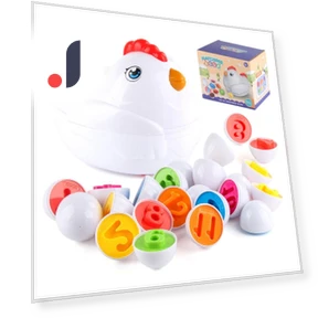 Smart Egg Geometric Fruit And Vegetable Digital Early Education Educational Toys — Interactive Learning Devices, Modern world22